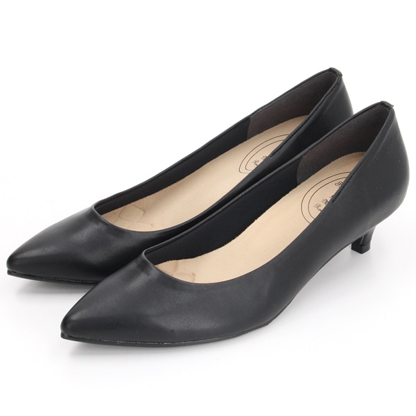 幅広3E】【日本製】ポインテッドトゥキラキラニットフラットパンプス