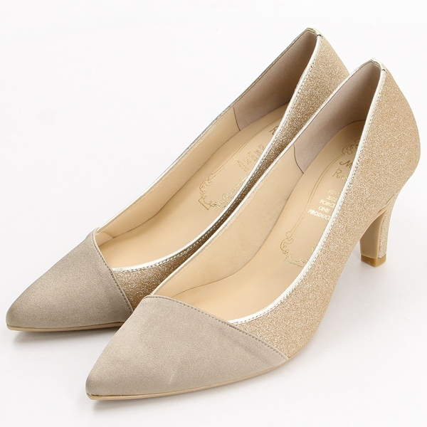 スクエアトゥ素材コンビパンプス | ユニティー(unity) | マルイウェブ