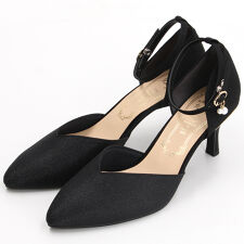 【日本製】ポインテッドリボンセパレートパンプス