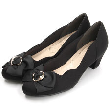 【26春夏新作】リボンモチーフ ラウンドトゥパンプス