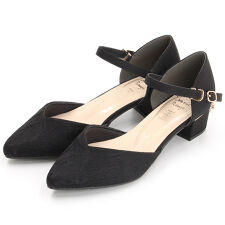 【26春夏新作】ストラップ付き ポインテッドトゥパンプス