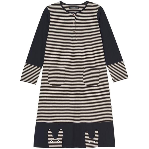 Atsuko Matano　ルームウエア　ロングワンピース　ドット　ハーフボタン Atsuko Matano ルームウエア ロングワンピース ドット ハーフ