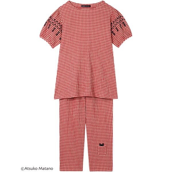 Atsuko Matano パジャマ いちご柄 上下セット　Lサイズ Atsuko Matano パジャマ いちご柄 上下セット Lサイズ Atsuko Matano
