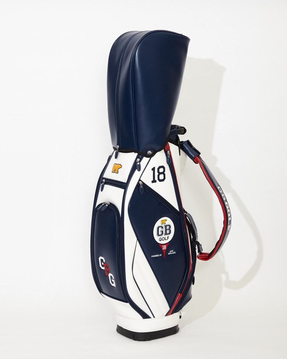 希少　美品　激レア　GOLDENBEAR ゴールデンベア キャディバッグ 312h3050-03.jpg