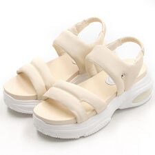 パッファー厚底スポーツサンダル