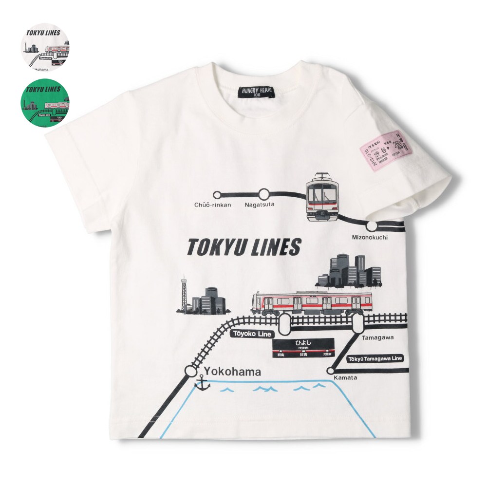 東急電鉄電車路線図Ｔシャツ | ハングリーハート(Hungry Heart) | K36892 | ファッション通販 マルイウェブチャネル