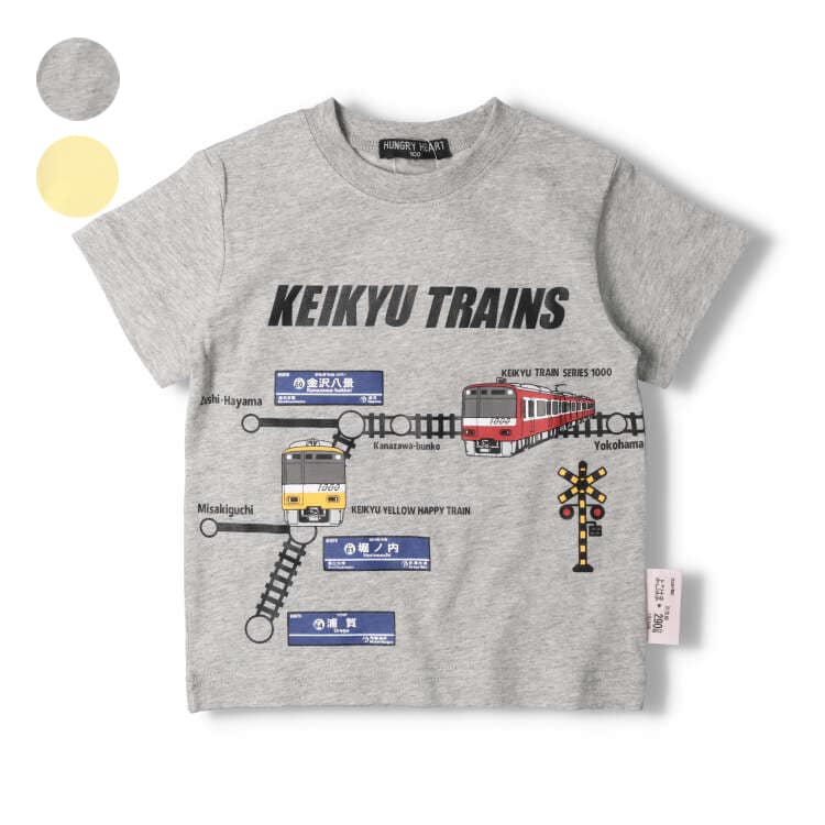 京急電鉄電車路線図半袖Tシャツ | ハングリーハート(Hungry