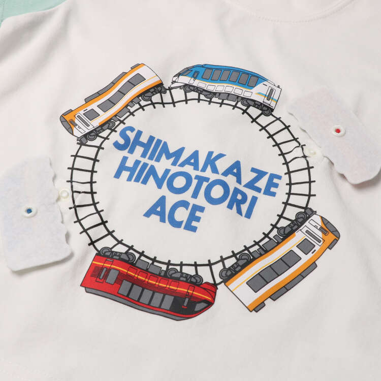 近鉄電車アップリケ仕掛け半袖Ｔシャツ | ハングリーハート(Hungry