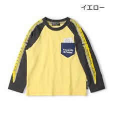 JR新幹線電車袖プリント長袖Tシャツ