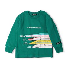 JR新幹線電車路線図裏毛トレーナー