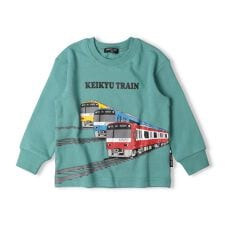 京急電鉄電車プリント裏毛トレーナー