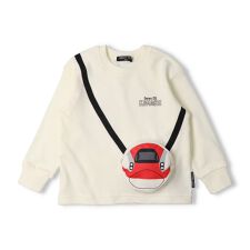 ハングリーハート(Hungry Heart)の新幹線電車ポシェット風裏毛トレーナー