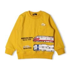 名鉄電車ポケット付裏毛トレーナー