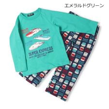 JR新幹線電車プリント長袖パジャマ