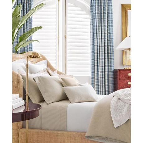 RLオックスフォードソリッド コンフォーターカバー/シングルサイズ  