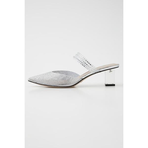 お時間限定価格 【美品】STACCATO デリルヌーディークリアミュール