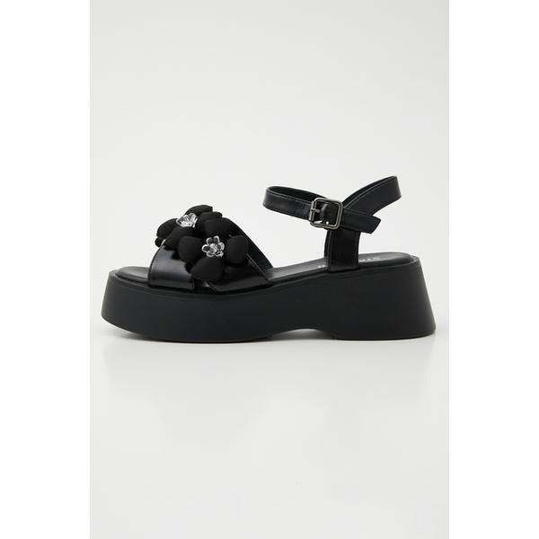 STACCATO スタッカート ムーンフラワリー レースアップ ブーツ 22.5