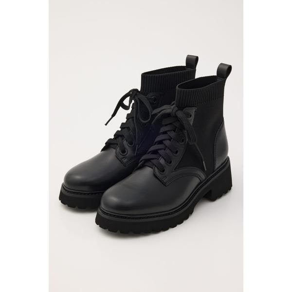 どんぐりかえる様　スタッカート ショートブーツ ミルキーブーツ 厚底 本革 黒 スタッカート(STACCATO) レディース ブーツ の一覧 | マルイ