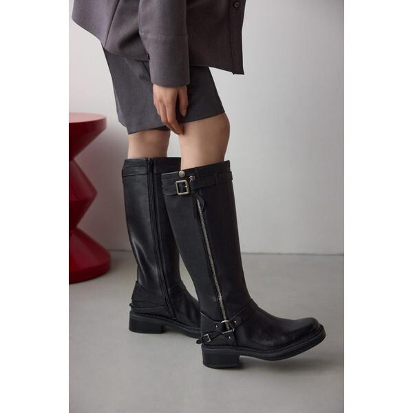 STACCATO スタッカート ムーンフラワリー レースアップ ブーツ 22.5 STACCATO スタッカート ムーンフラワリー レースアップ ブーツ 22.5