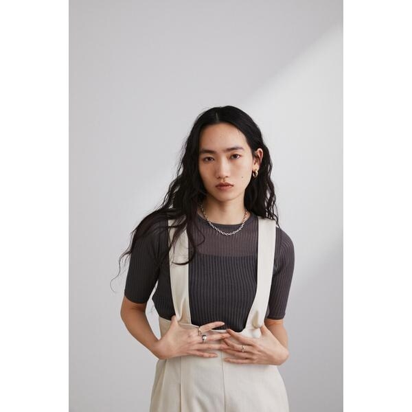 ヘムバルーンニトトップ／スタイルミキサー（STYLEMIXER） ドライ