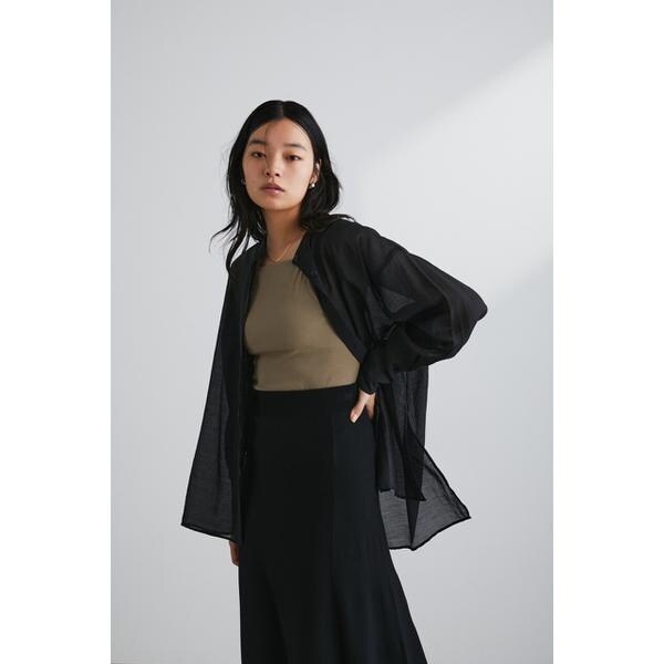 ノーカラーシアーシャツ | スタイルミキサー(STYLEMIXER) | マルイ