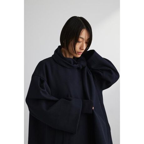 STYLEMIXER スタイルミキサー ショール付きウールノーカラーコート S 