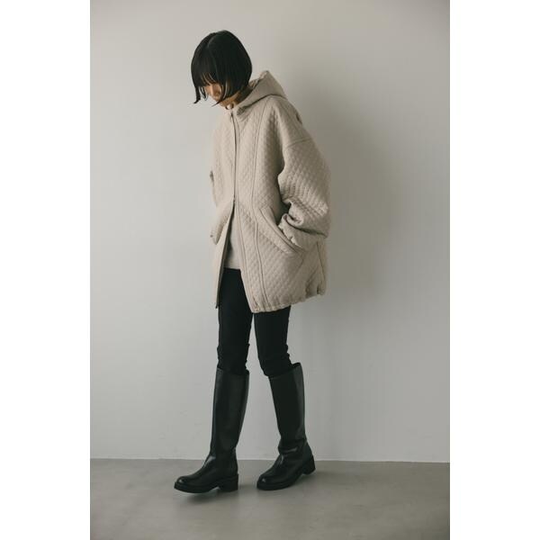 スタイルミキサー プラットフォームジョッキーブーツ ロングブーツ STYLEMIXER プラットフォームジョッキーブーツ BLK