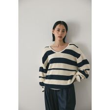 2WAYボーダーニット