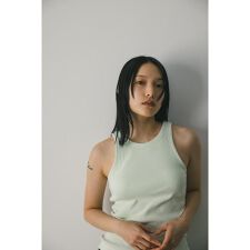 カップ付きアメスリタンクトップ