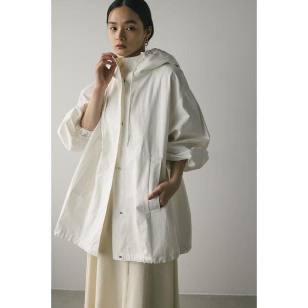 ◆美品◆3万◆パーマネントエイジ◆コットンブルゾン◆白◆シンプル◆ゆったり◆S ビッグフーディージャケット | スタイルミキサー(STYLEMIXER) | マルイ