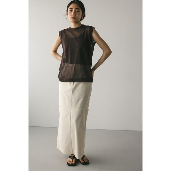 未使用品】ブソル MIX Vest ミックスニット MIXニット