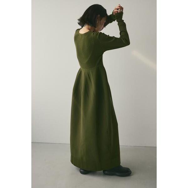 コンビネーションフォルムニットワンピース | スタイルミキサー