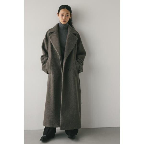 STYLEMIXER ウールコクーンショートコート L/BEG1 -ファッション