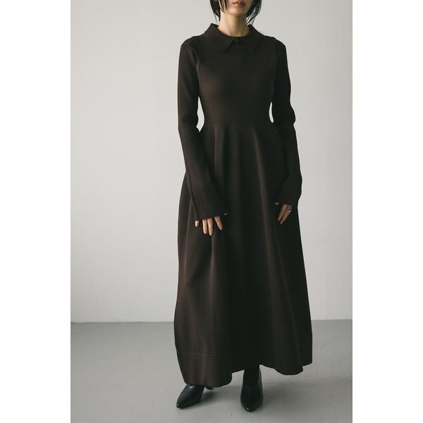 スタイルミキサー　新品未使用　2ピースポロニットワンピース　Mサイズ 2ピースポロニットワンピース | スタイルミキサー(STYLEMIXER