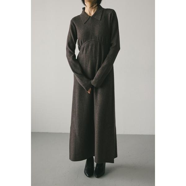 フロントジップニットワンピース | スタイルミキサー(STYLEMIXER