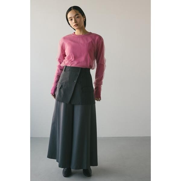 2WAYリボンサマーニット　スタイルミキサー　スタミキ　試着のみ STYLEMIXER（スタイルミキサー）の「2WAYリボンサマーニット