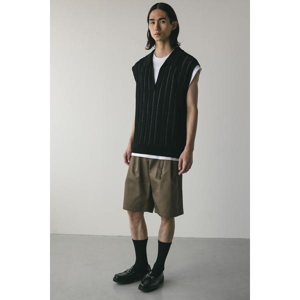 【完売】JOURNAL STANDARD L'ESSAGE クロシェニットベスト クロシェニットベスト | ジャーナルスタンダード レサージュ