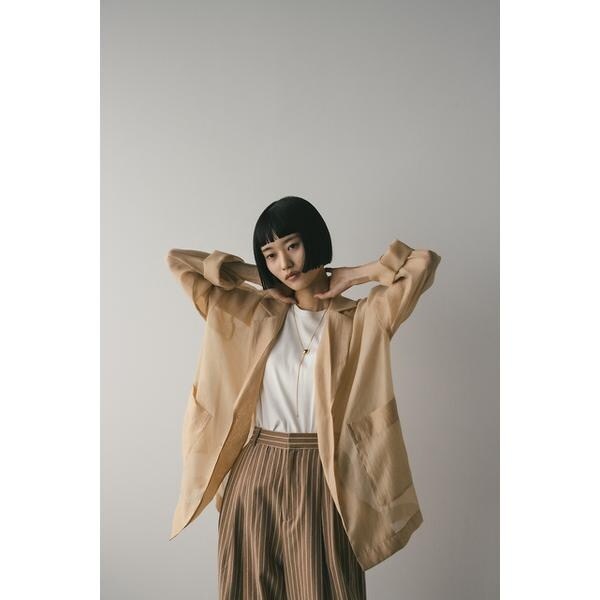 ベージュ 　　style mixer シアーテーラージャケット シアーテーラージャケット（テーラードジャケット）｜STYLEMIXER