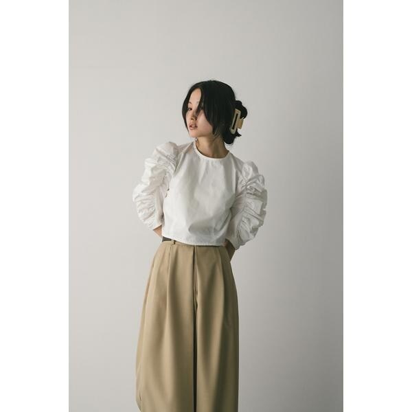 STYLEMIXER ギャザーショートブラウス STYLEMIXER | ギャザーショートブラウス (シャツ・ブラウス