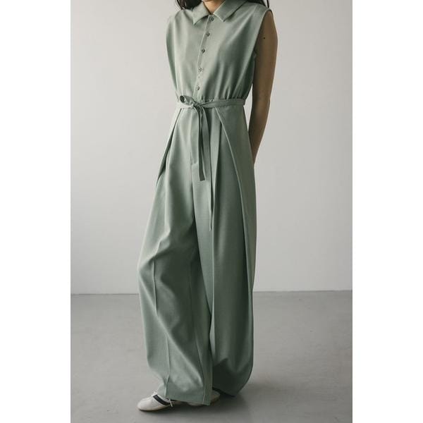 WEB限定/追加2》リラックスイージーVネックオールインワン