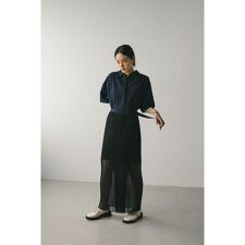 プリーツラップセットシャツワンピース