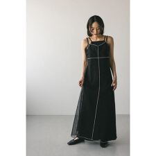 バイカラーチュールレイヤーワンピース