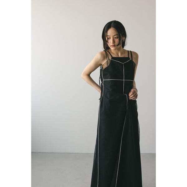 stylemixer バイカラーチュールレイヤーワンピース/グリーン バイカラーチュールレイヤーワンピース（ワンピース