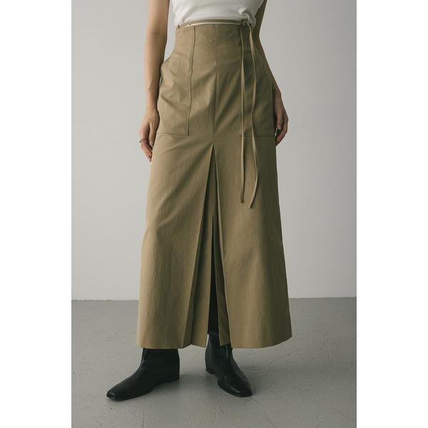 新品☆eimyistoire☆サスペンダー付きダブルスリットスカート エイミーイストワール eimy istoire サスペンダー付きダブル