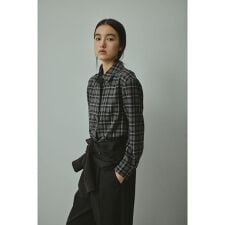 パワーショルダーチェックシャツ