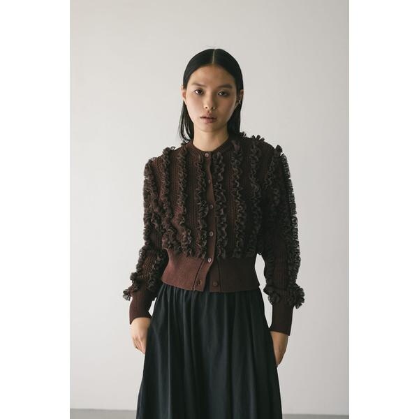 ヘアリーカールクルーニットカーデ | スタイルミキサー(STYLEMIXER