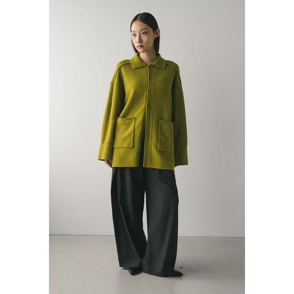 ハイラインウールミックスニットシャツ | スタイルミキサー(STYLEMIXER