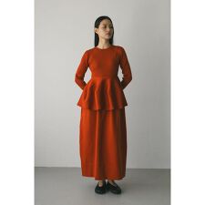 ドッキングフォルムニットワンピース