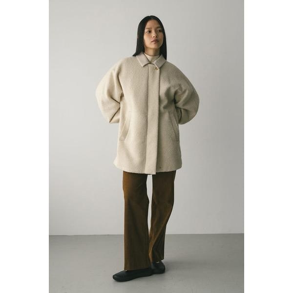 VERY 1月号掲載】ビッグカラーオーバーサイズミドル丈ボアコート