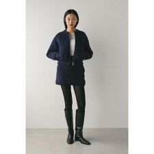 ニットパッファーミニスカート